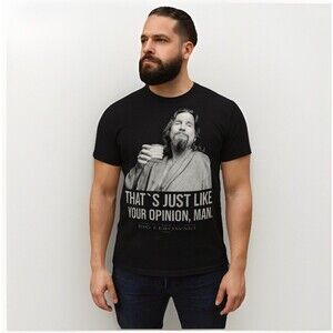 Nastrovje Potsdam The Big Lebowski Movie Tee Shirt Men’s Size Small Black White
